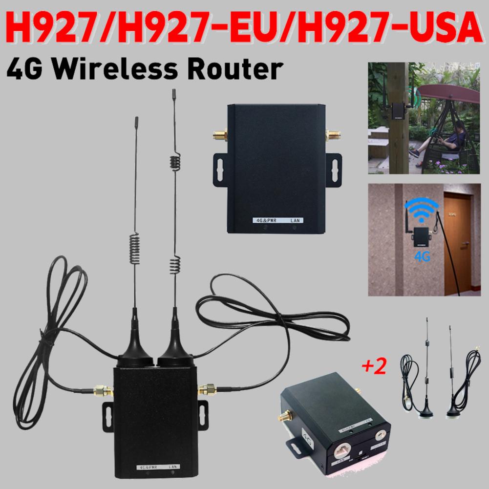 Промышленный 4G LTE Беспроводной Роутер H927 150 Мбит/с С Внешней Антенной Поддержка 16 WiFi Пользователей Для Уличной Высокоскоростной Сети