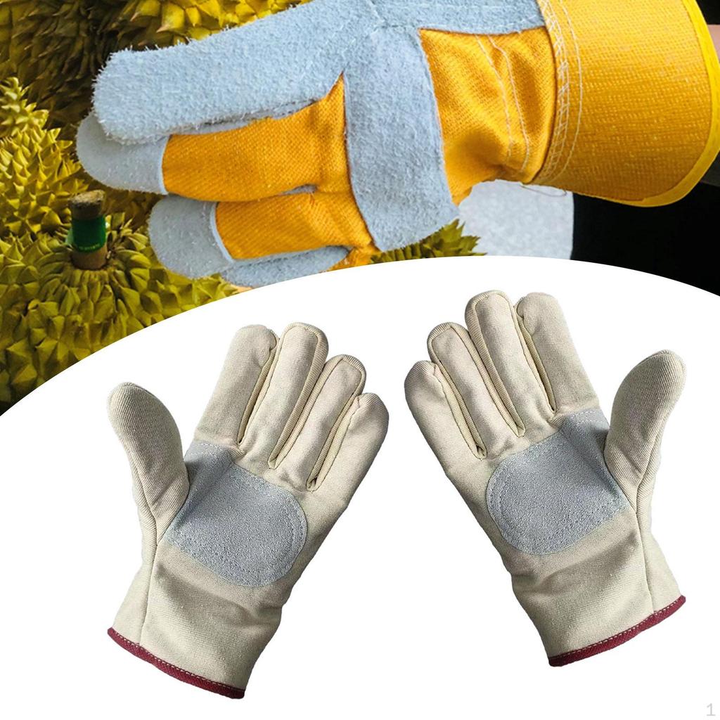 Durian Picking Gloves Gardening Canvas Accessories Work Non Slip Hand Protection Palm