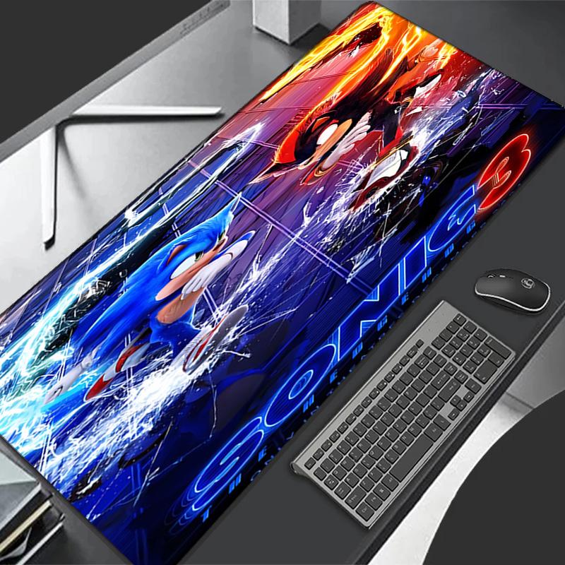 Sonic the Hedgehog Theme Premium Non-slip Mouse Pad with Stitched Edges,Durable Rubber Material,for Desktop & Gaming Great Gifts