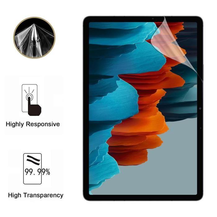 Protection écran pour Samsung Galaxy Tab S8 [Pack 2] Film Plastique Protecteur Résistant Ultra Mince Phonillico