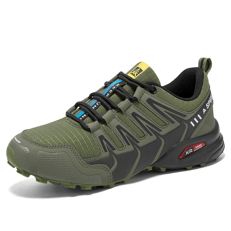 Men's Outdoor Hiking Shoes Waterproof Non-slip All-terrain Sports Shoes Hiking Camping Tactical Training Shoes Cycling Shoes