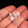 200Pcs 16*8Mm Acrylic Clear Jewelry Bails Diy Crafting Charm Hooks For Cabochons