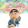 Adorable Crayon Shin-chan Figurine In Kimono Pvc Anime Car Dashboard Decoration