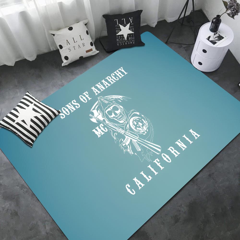 Сыны Анархии Американские Коврики для Комнаты Противоскользящие Впитывающие Воду Длинный Коврик-Подушка Коврик для Спальни Приветственный Дверной Коврик