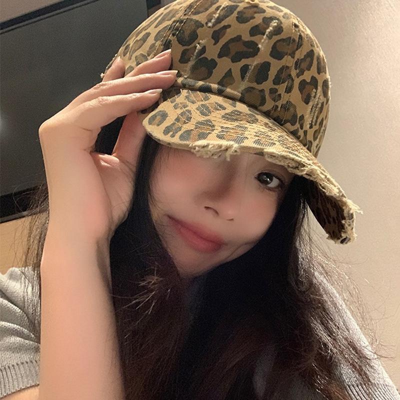 Бейсболка с леопардовым принтом в стиле ретро, повседневная кепка с козырьком для женщин и мужчин, универсальная хип-хоп шляпа для защиты от солнца, подарки