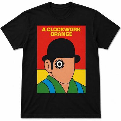 A Clockwork Orange Retro Graphic T-Shirt – Alex DeLarge Cult Movie Tee