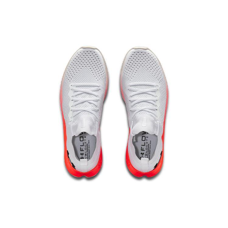 Under Armour Flow Velociti SE Lightweight Comfortable Low-Top Training Running Shoes Men Sneaker White Orange 3025710-113
