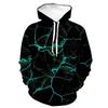 Men's Hooded Sweatshirt 3d Digital Print Sweatshirt Lightning Print Men's Casual Sweatshirt