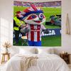 Atletico Madrid Wall Decor Tapestry Art For Pet Memorial Birthdaywedding Party Backdrop Family Gift