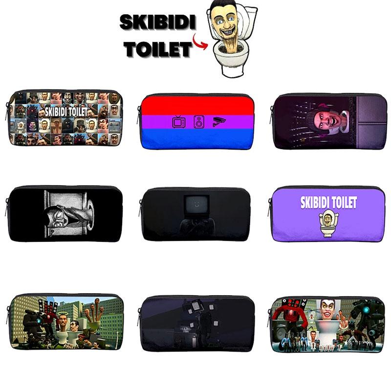 Skibidi Toilet 3d Cross-border Game New Product Nylon Pen Bag For Students