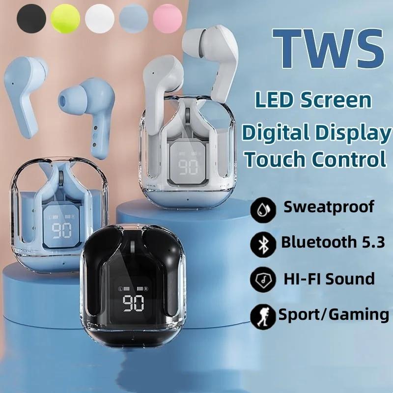 НОВАЯ беспроводная гарнитура Air 31 BT5.3 T2 TWS наушники ENC наушники LED Power Digital Display стереозвук наушники для спорта