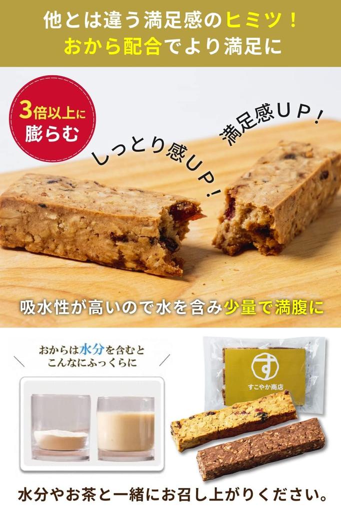 Здоровый магазин Батончик мюсли Батончик из злаков Батончик мюсли 24 батончика Безглютеновый продукт Печенье Окара Диетические сладости Окара Содержит 2 бутылки Упаковано 2 вкуса Нет