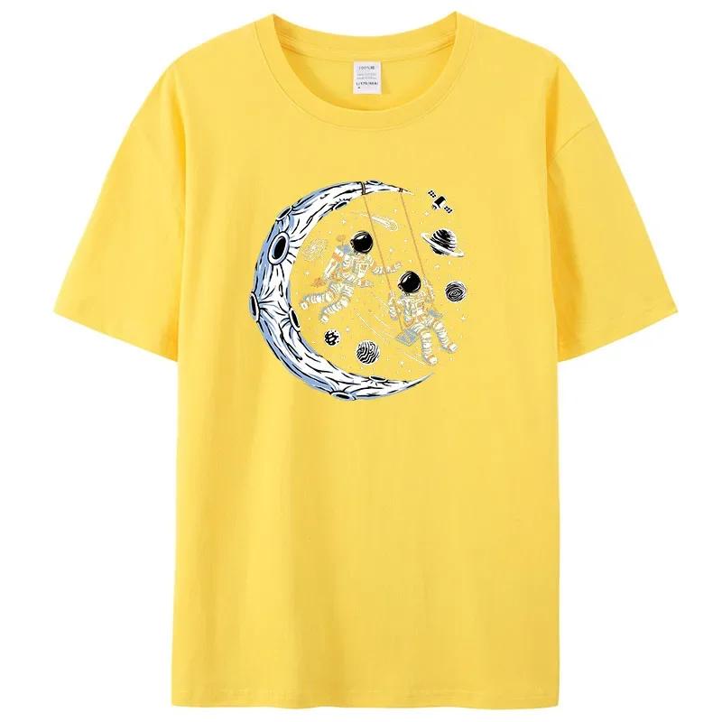 Футболка Bitcoin Crypto BTC To The Moon для мужчин, 100% хлопок, уличная футболка, короткий рукав, астронавт, криптовалюта, футболки, топы