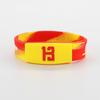 NBA Luminous Silicone Bracelet: Curry, Durant, James, Irving Edition, 20cm Snap Closure.