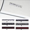 Autoliography SUPERCHARGED Car Rear Trunk Emblem Sticker Auto Side Badge Decal for L-and Ro-ver Di-scovery Ra-nge Ro-ver Defen-der