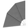 Balcony Privacy Screen 140 X 140 Cm Polyester Light Grey