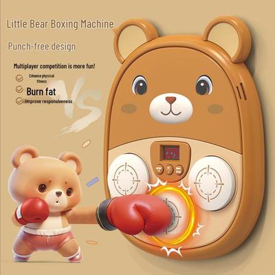Умный боксерский тренажер с Bluetooth: Мультяшная мишень для детей, крепится на стену, с музыкой