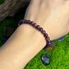 Adjustable Commitment Symbol 6Mm January Birthstone Jewelry Rejuvenation 1pc Garnet Bracelet Natural Stone Beads Spiritual Gift Handmade  High Quality