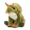 COLORATA Triceratops Plush Toy Gentle Stuffed Dinosaur Toy Gift Present Read 2 Christmas Christmas Present (M Size/Sitting Series) Touch/Realistic