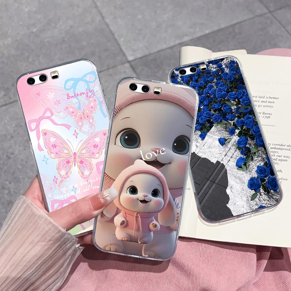 Чехол для телефона Huawei P10 Lite P10 Plus, стиль leisure, узоры, мягкий силикон TPU, прозрачный легкий чехол для Huawei P 10+ Funda