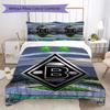 Borussia Pattern Bedding uilt Set uilt Cover Pillowcase Home Decoration Birthday Gift (1 * duvet cover + 2 * pillowcase  without core)19