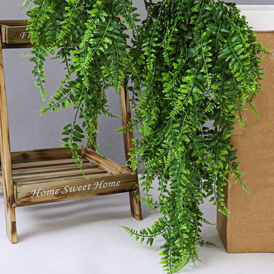 78CM Artificial Fern Vine UV Resistant Reusable Home Wedding Wall Hanging Faux