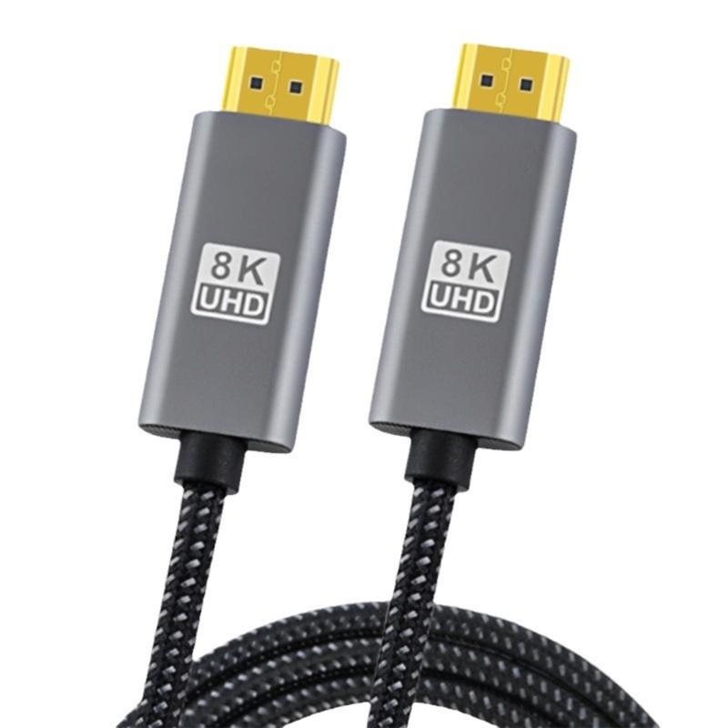 Кабель-удлинитель видео 8K60 Гц 2.1, четкое изображение, динамический, для игр и стриминга, совместим с ПК и консолями