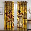 Древние египетские оконные шторы, ретро-шторы, декор для спальни, гостиной, домашний декор, старинные египетские фрески, разные узоры