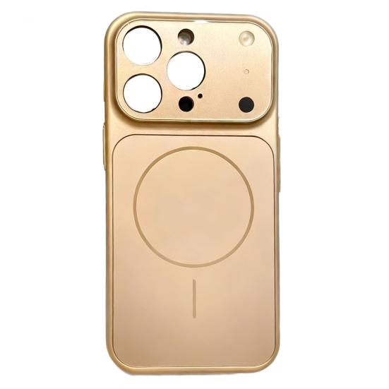 Стеклянный магнитный чехол для IPhone 16 Pro/Pro Max Защитный чехол для телефона для Magsafe Противоударный чехол с матовой защитой от царапин