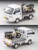 TOMYTEC Tomica Limited Vintage Neo LV-N330a Honda Acty Truck Motorcycle Store Specification White Completed Product with Honda CT125/Hunter Cub