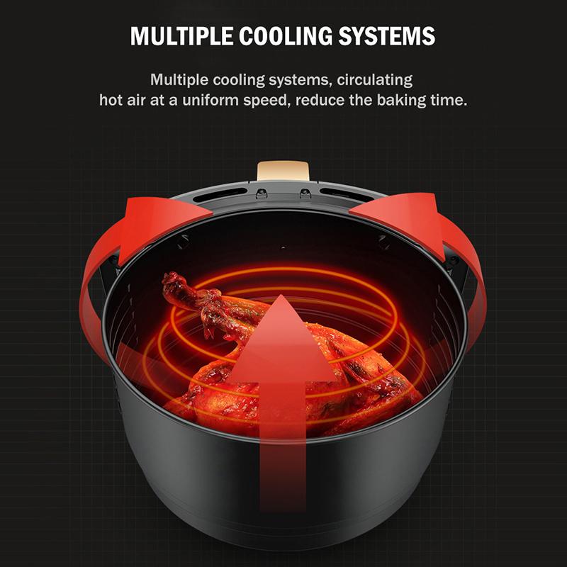 6л фритюрница большой емкости, освежитель для духовки, гриль, горячее масло, сковорода для аэрографа, многофункциональные электрические бытовые духовки, электрические фритюрницы