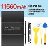 Аккумулятор для планшета PINZHENG Для iPad 5 6 Air 1 A1474 A1475 A1893 Для iPad Air 2 A1566 10.2 Mini 2 3 4 5 Pro 9.7 10.5 11 12.9 Аккумулятор