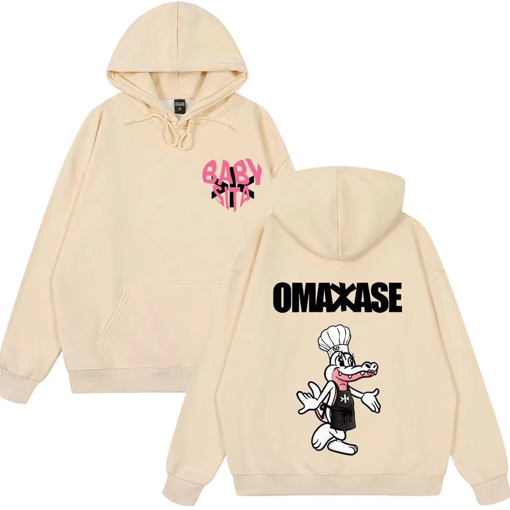 Autumn Men's Women's Hoodies Cartoon Crocodile Chef Printing Unisex Fashion Pullover Long Sleeves Loose Casual Vintage Sweatshirts
