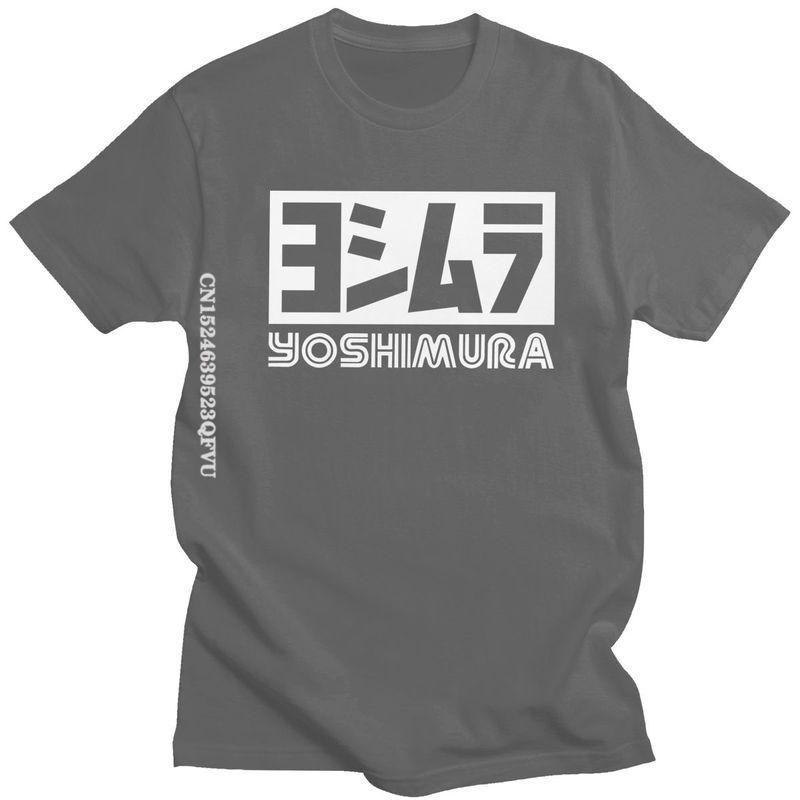 Мужская футболка Japan Yoshimura Хлопковые футболки для мужчин Классическая футболка с принтом Тюнинг Гонки Автомобильные футболки Свободный крой Одежда