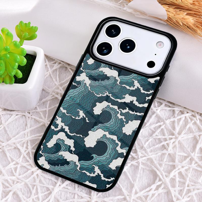 Большая волна у Канагавы Ударопрочный чехол для телефона для iPhone 17 Air 16e 15 11 12 14 13 Pro Max Обложка Coque