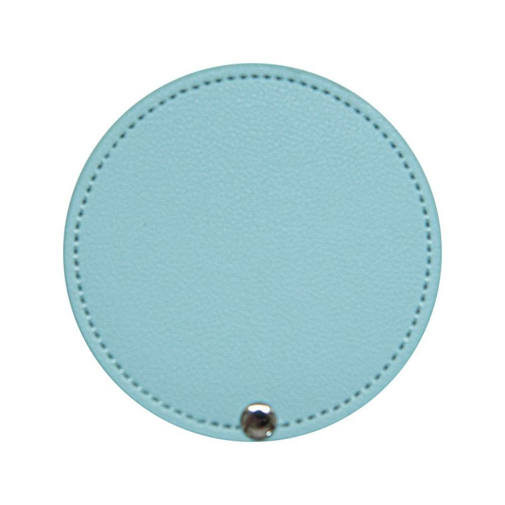 PU Leather Women Girls Cosmetic Mirror Makeup Mirror Compact Pocket Mirror Travel Accessories
