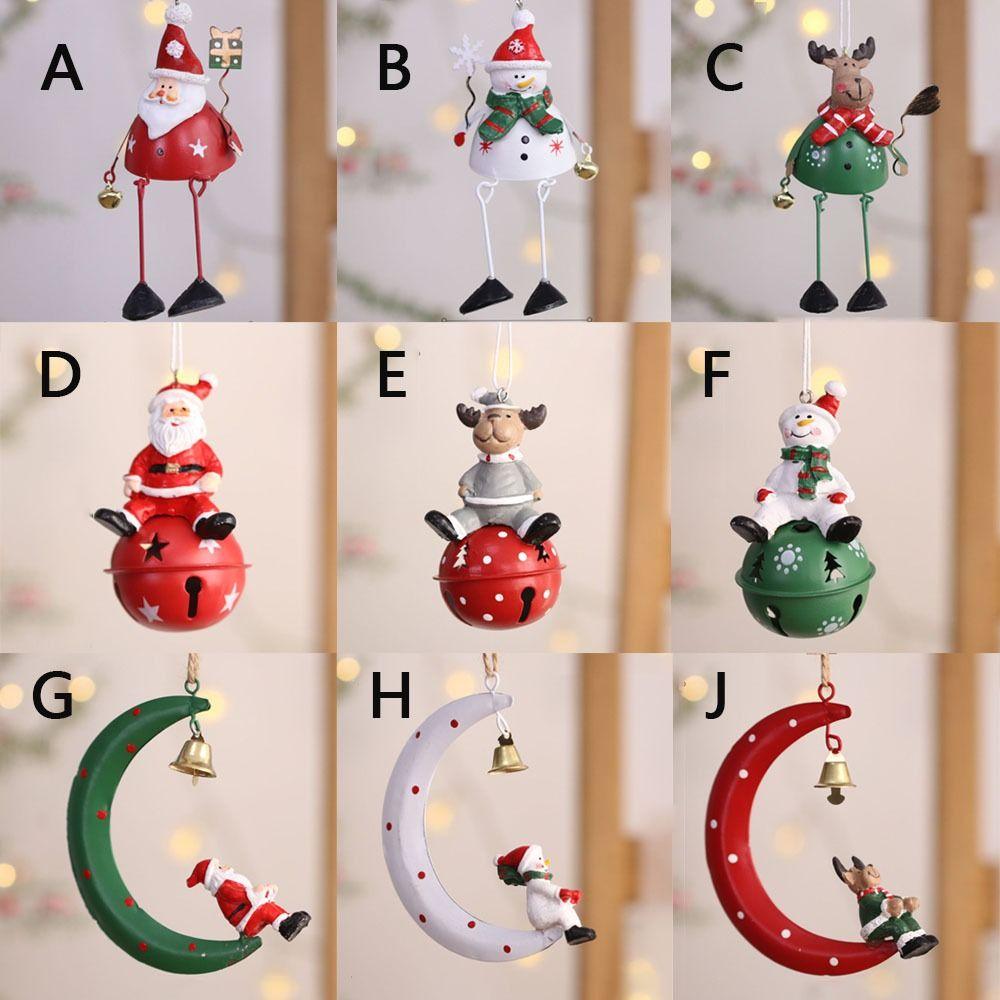 Подвески на елку в виде снеговика/лося/Санта-Клауса, украшение для рождественской вечеринки
