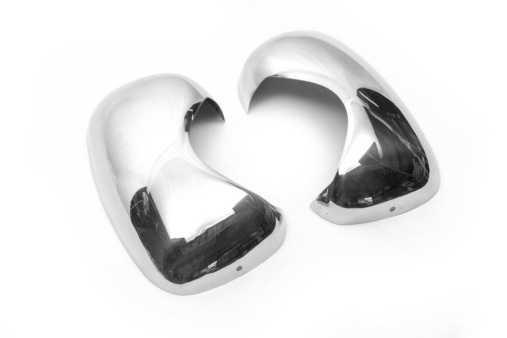 Covers for Mirrors (2 Pcs) Carmos - Turkish Steel for Nissan Primastar 2002-2014