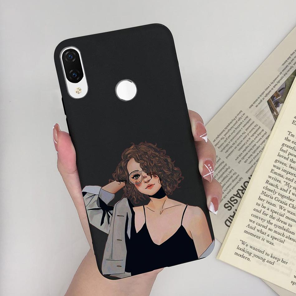 Для Huawei Nova 3i Nova4 Чехол Ударопрочный Матовый Милый Мультяшный Мягкий Силиконовый Задняя Крышка Телефона Для Huawei P Smart Plus Nova 3i Coque