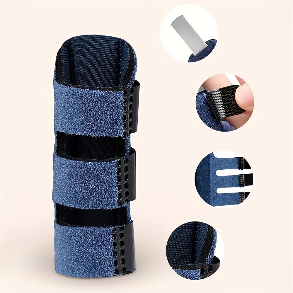 4pcs Upgraded Trigger Finger Splint,Trigger Finger Brace Support with 3 Adjustable Fixing Belt,Finger Straightener for Middle Ring Index Pinky Thumb