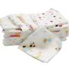 10Pcs Baby Newborn Gauze Muslin Square 100% Cotton Bath Wash Handkerchief Towels