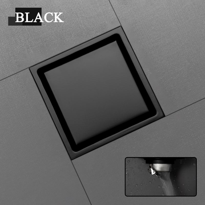 Скрытый тип квадратная плитка вставка пол решетки для слива душа слив из нержавеющей стали 304 балкон ванна угловой дезодорант слив пола