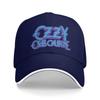 Ozzy Osbourne Purple and Blue Logo Baseball Cap  Casual Hip Hop Hats Summer Men Adult Running Hippie Snapback Cap