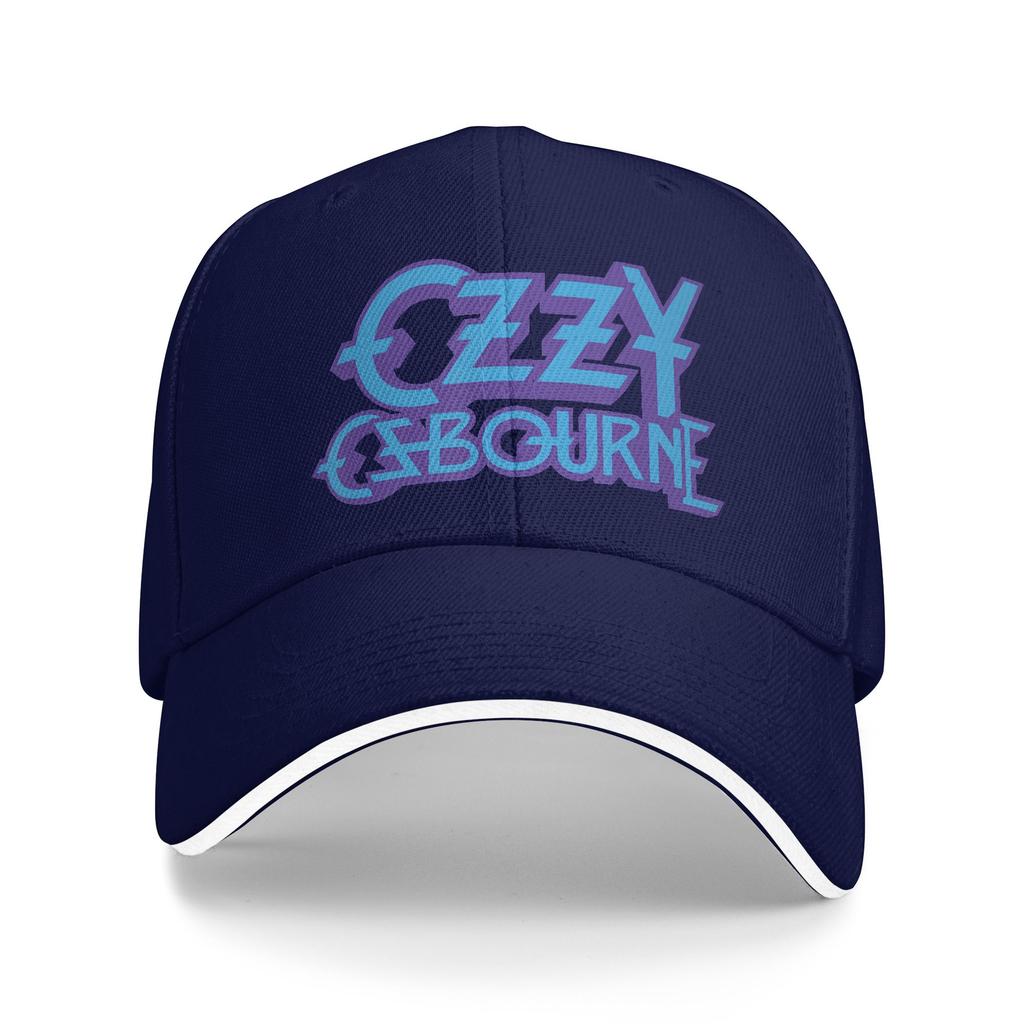 Ozzy Osbourne Purple and Blue Logo Baseball Cap Casual Hip Hop Hats Summer Men Adult Running Hippie Snapback Cap