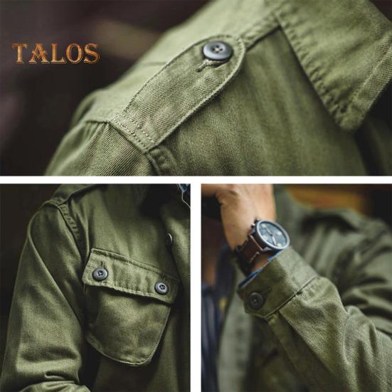 Мужское пальто-карго с лацканами, длинным рукавом, однотонная рабочая куртка с несколькими карманами, застежкой на пуговицы, осенняя повседневная верхняя одежда