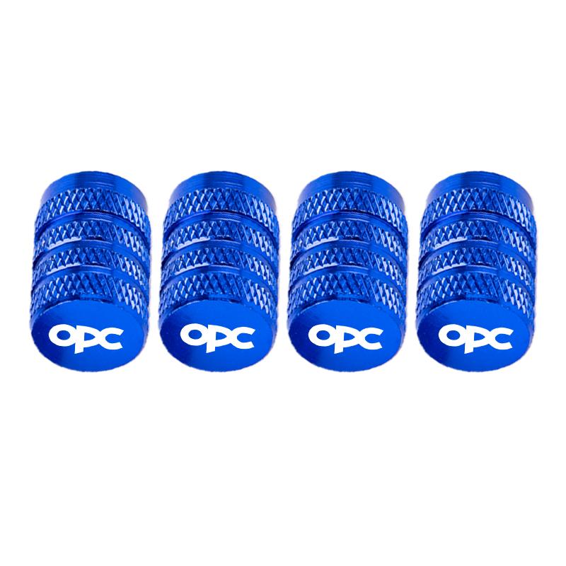 4pcs Car Wheel Tire Valve Caps Tyre Stem Covers Airdust Waterproof For Opel Opc Accessories
