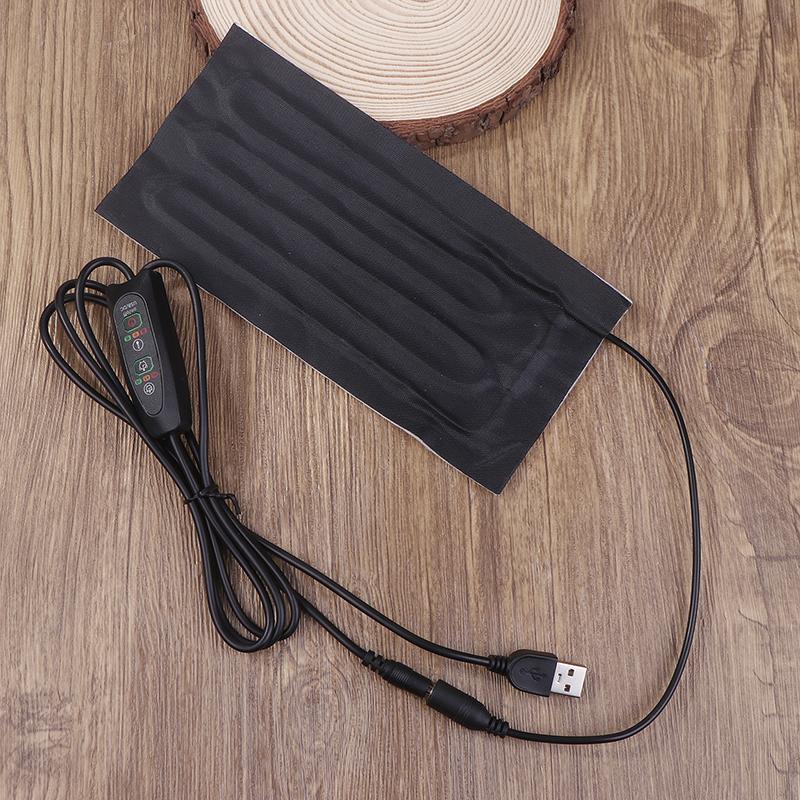 Теплые грелка из углеродного волокна, зарядка через USB, коврик для талии и живота, портативная теплая пластина для согревания тела и ног зимой