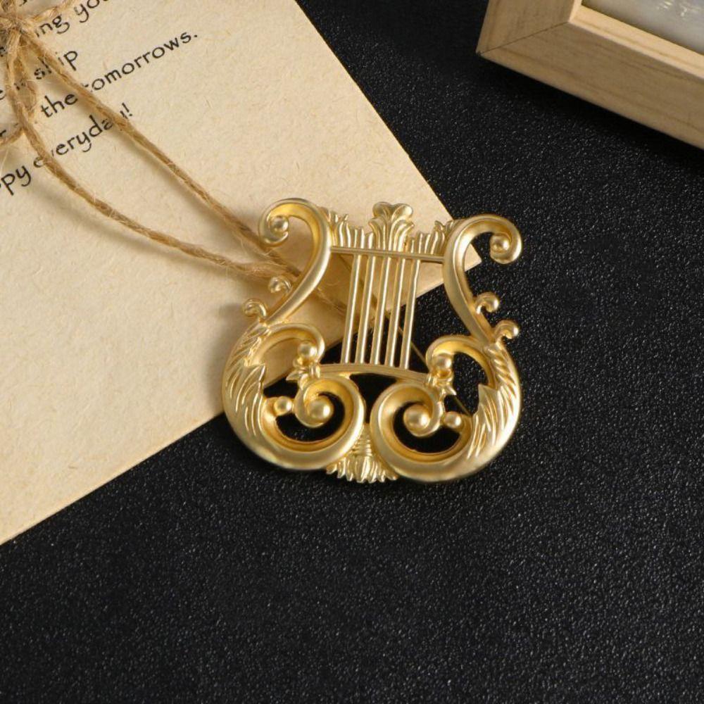 Music Note Treble Clef Pins Music Instrument G Clef Brooch Retro Eighth Note Pin Unisex