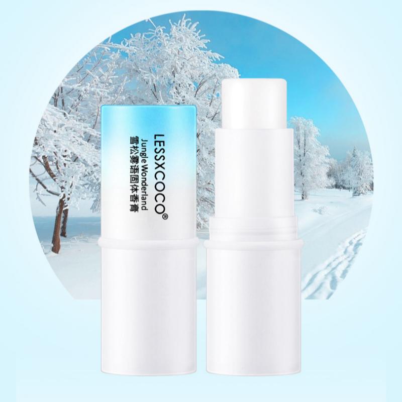 Твердые духи Белый персиковый улун Жасминовый кедровый легкий аромат для женщин Компактные портативные духи