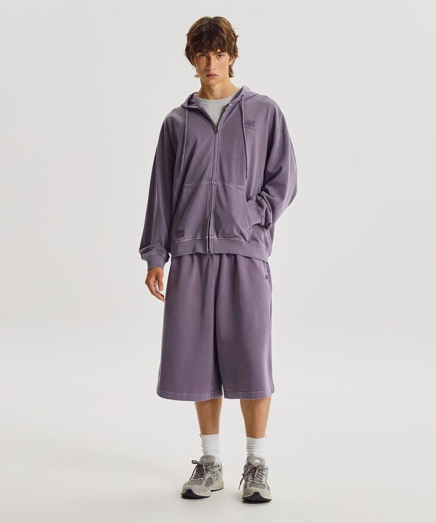 New Balance Nbmdg31833 / Унисекс Худи на молнии с окрашиванием Escape (фиолетовый)
